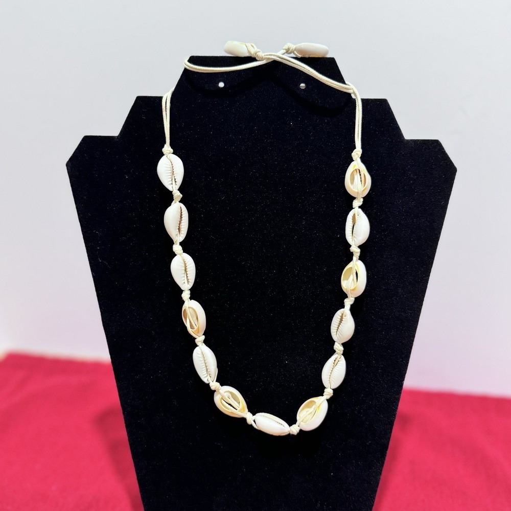 Puka Shell Necklace 26"/28" Boho Surf Beach Choker Hawaiian Seashell Jewelry